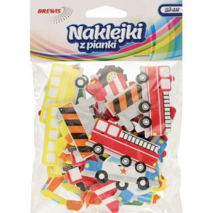 Naklejki z mikrogumy Brewis Ulica, 36szt